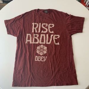 Obey Rise Above tshirt men size m